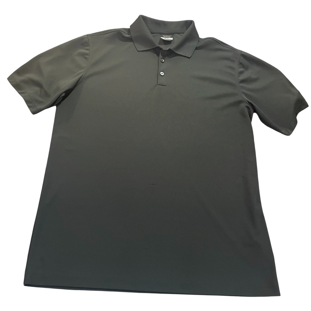 Nike Golf Dri-FIT Polo Shirt Mens Large Tall LT Gray Short Sleeve Performance